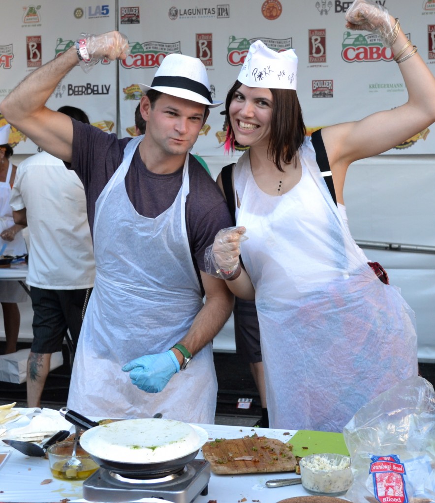 competing in l.a.'s grilled cheese invitational