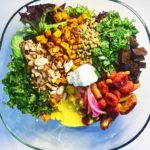 how to make roasted curry vegetable salad