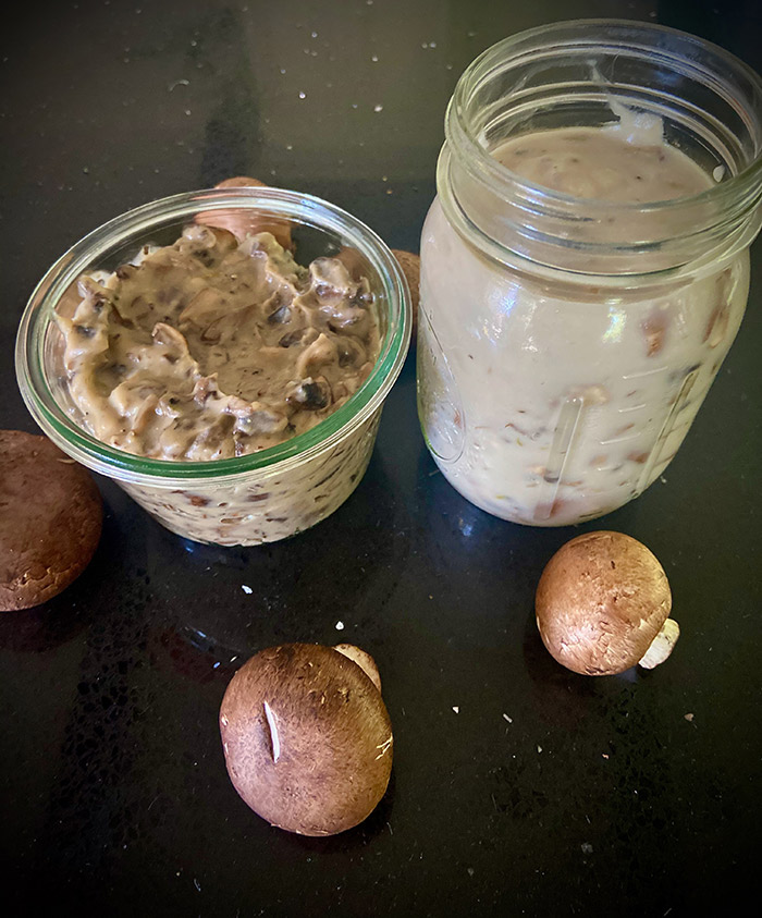 how to make homemade canned mushroom soup