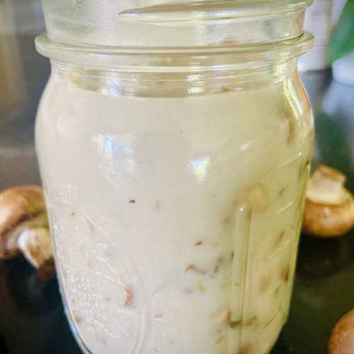 how to make homemade canned mushroom soup