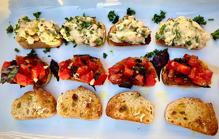 how to make bruschetta three ways