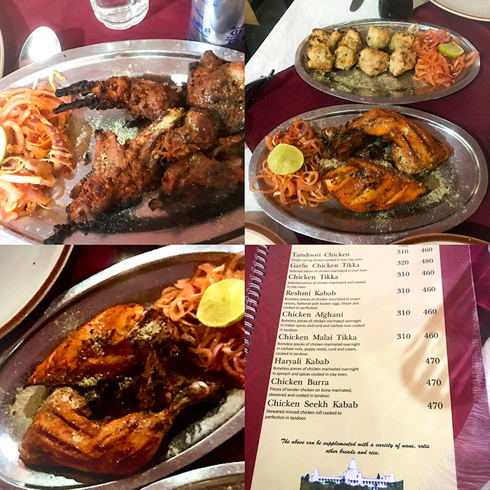 tandoori chicken in old delhi