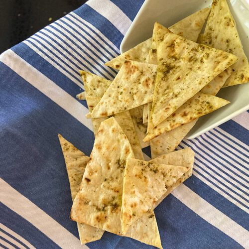 homemade lavash chips
