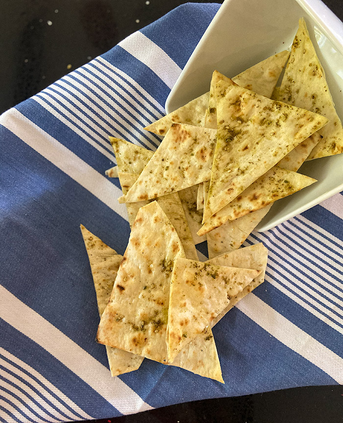 homemade lavash chips