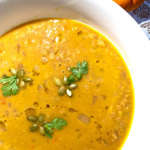 vegan pumpkin curry soup