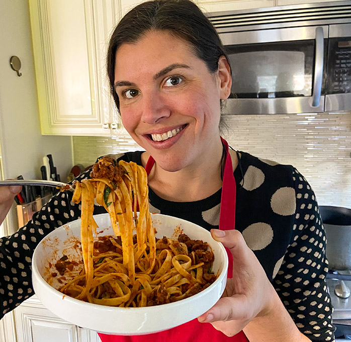 venison bolognese