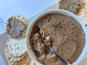 vegan mushroom and walnut pate