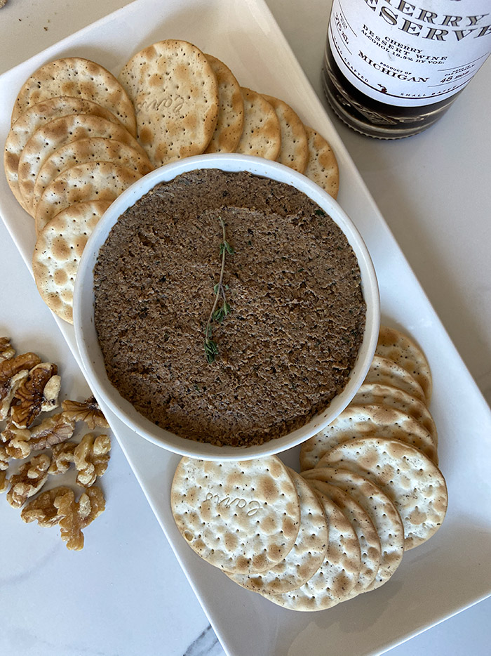 vegan mushroom pate