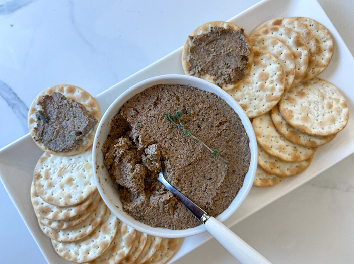 vegan mushroom pate