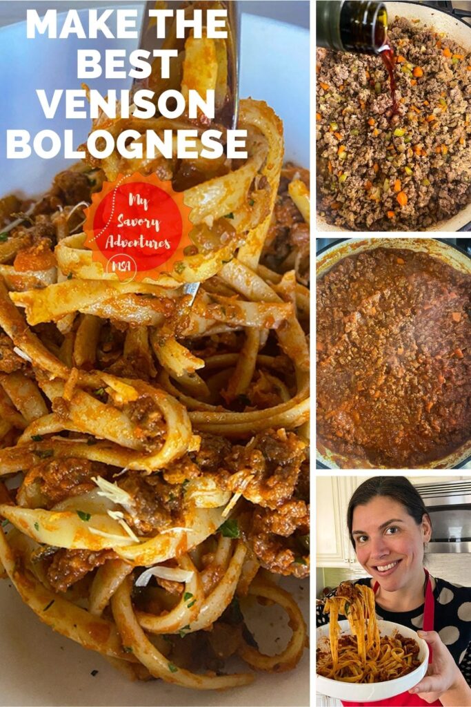 venison bolognese