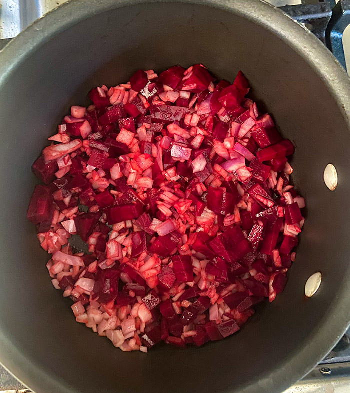 beetroot and ginger chutney
