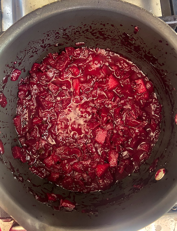 beetroot and ginger chutney