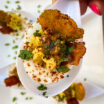 deviled eggs with shrimp and bacon